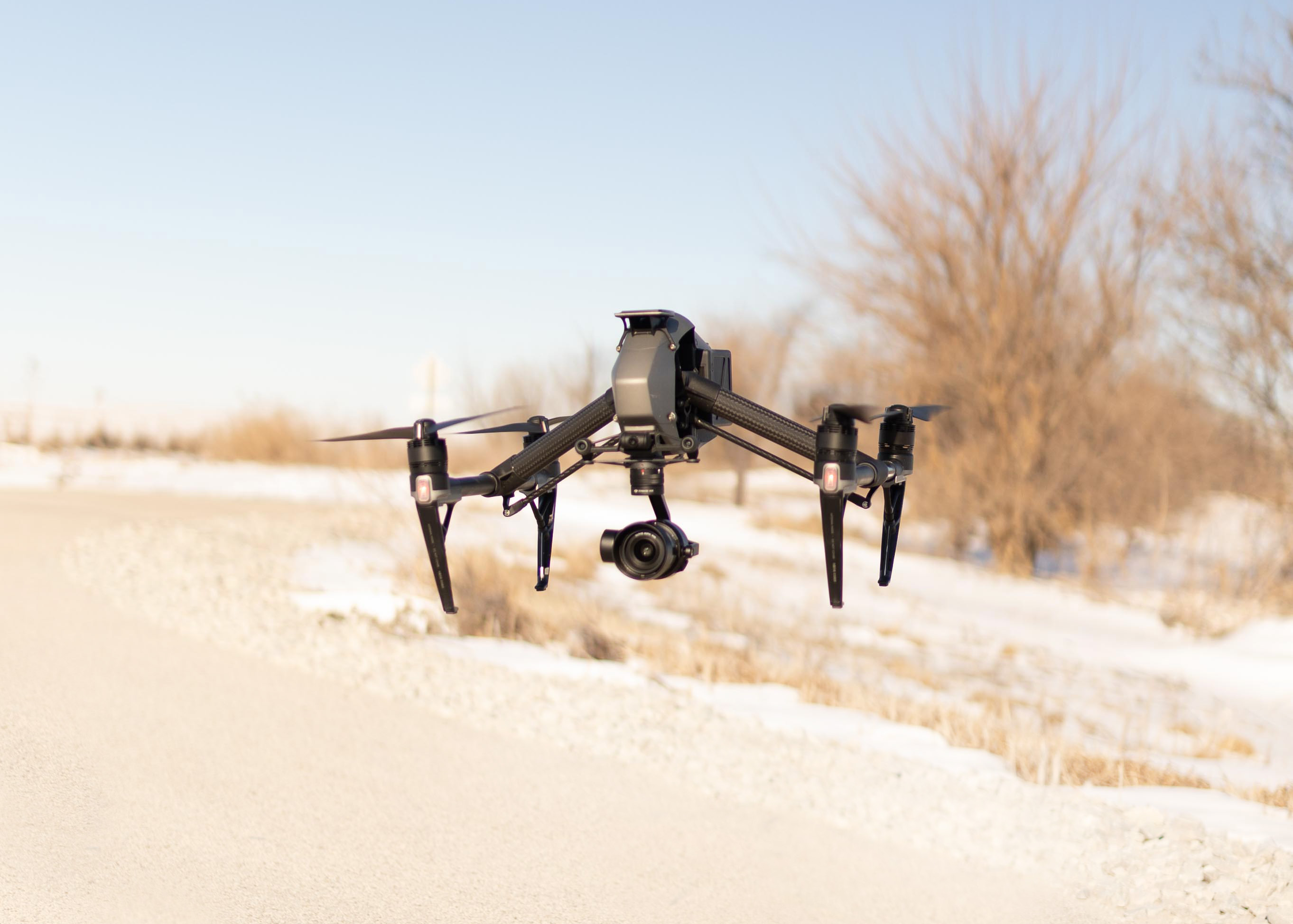 Drone in rural Iowa