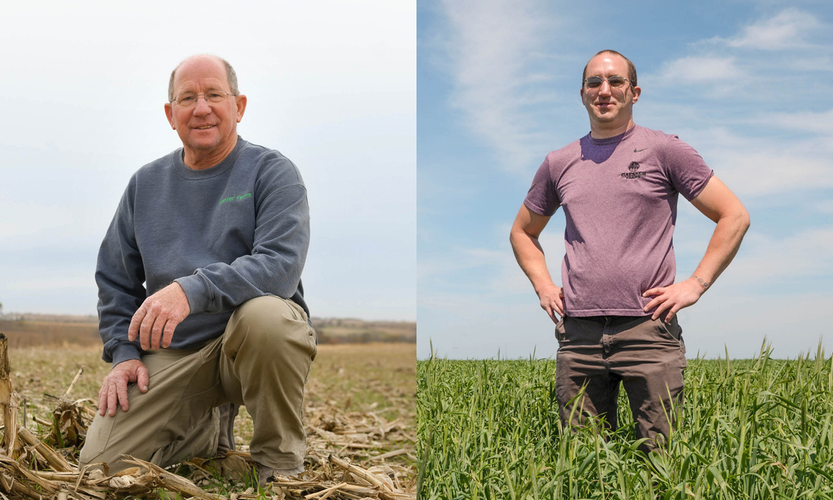 Ray and Chris Gaesser (left to right), a father-son duo