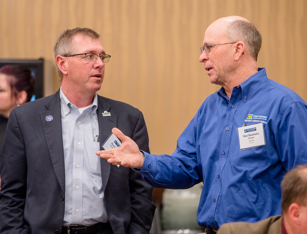 Don Swanson and Randy Miller discuss crop insurance pro