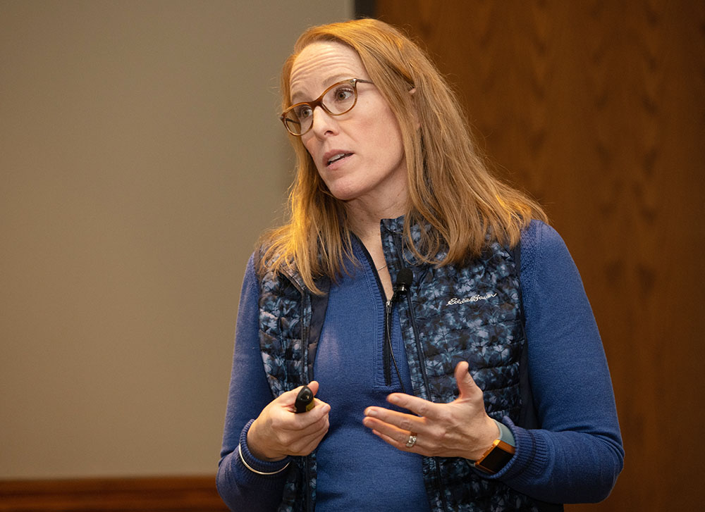 Erin Hodgson of Iowa State University presented finding