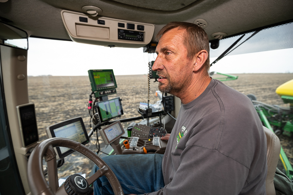 Jeff Frank felt the impacts of drought and the August 1