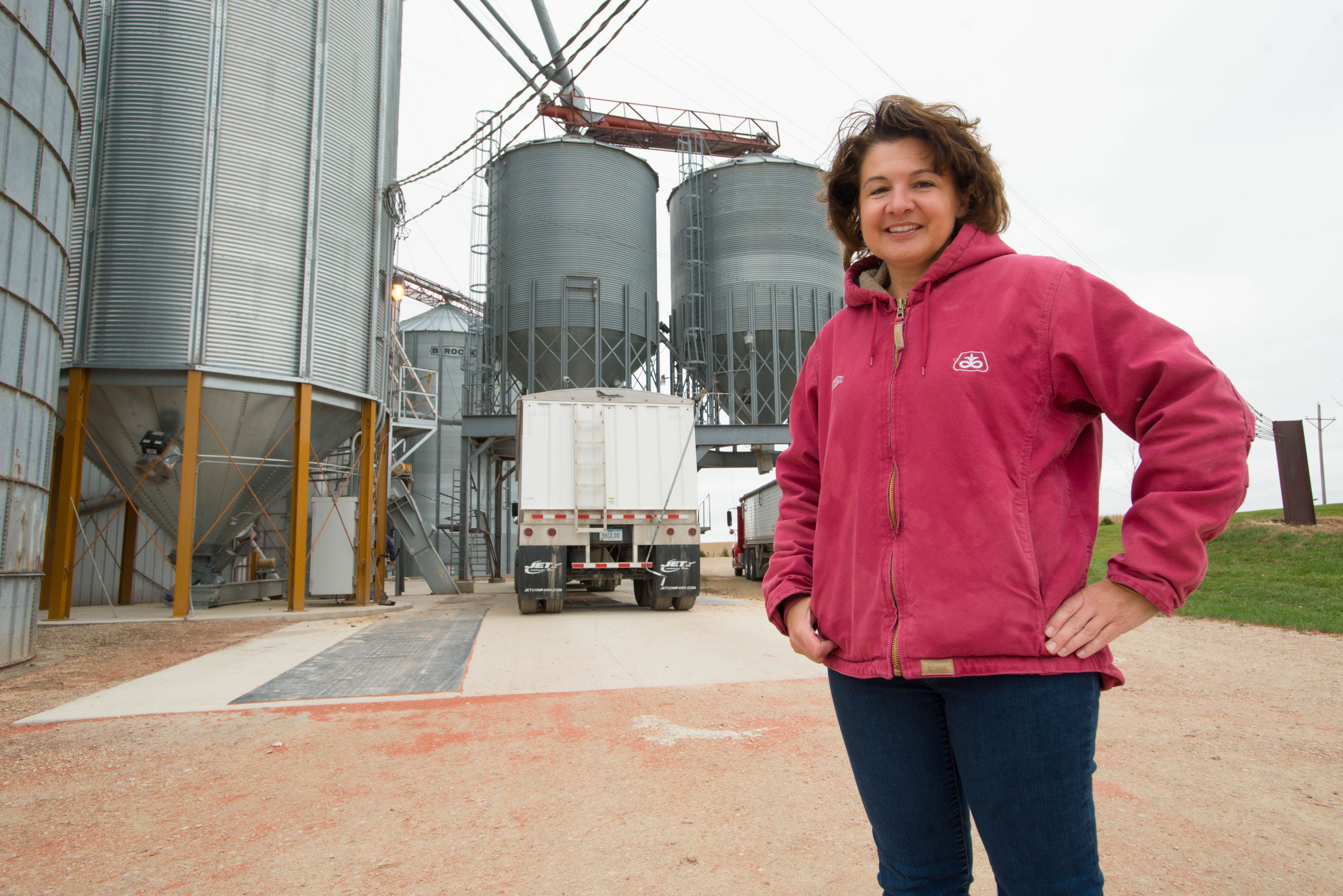 ISA farmer leader Suzanne Shirbroun on her farm.