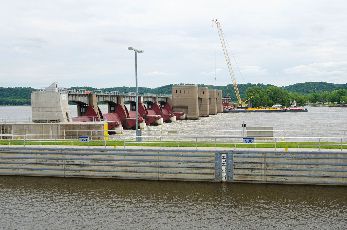Critical infrastructure on the Mississippi river