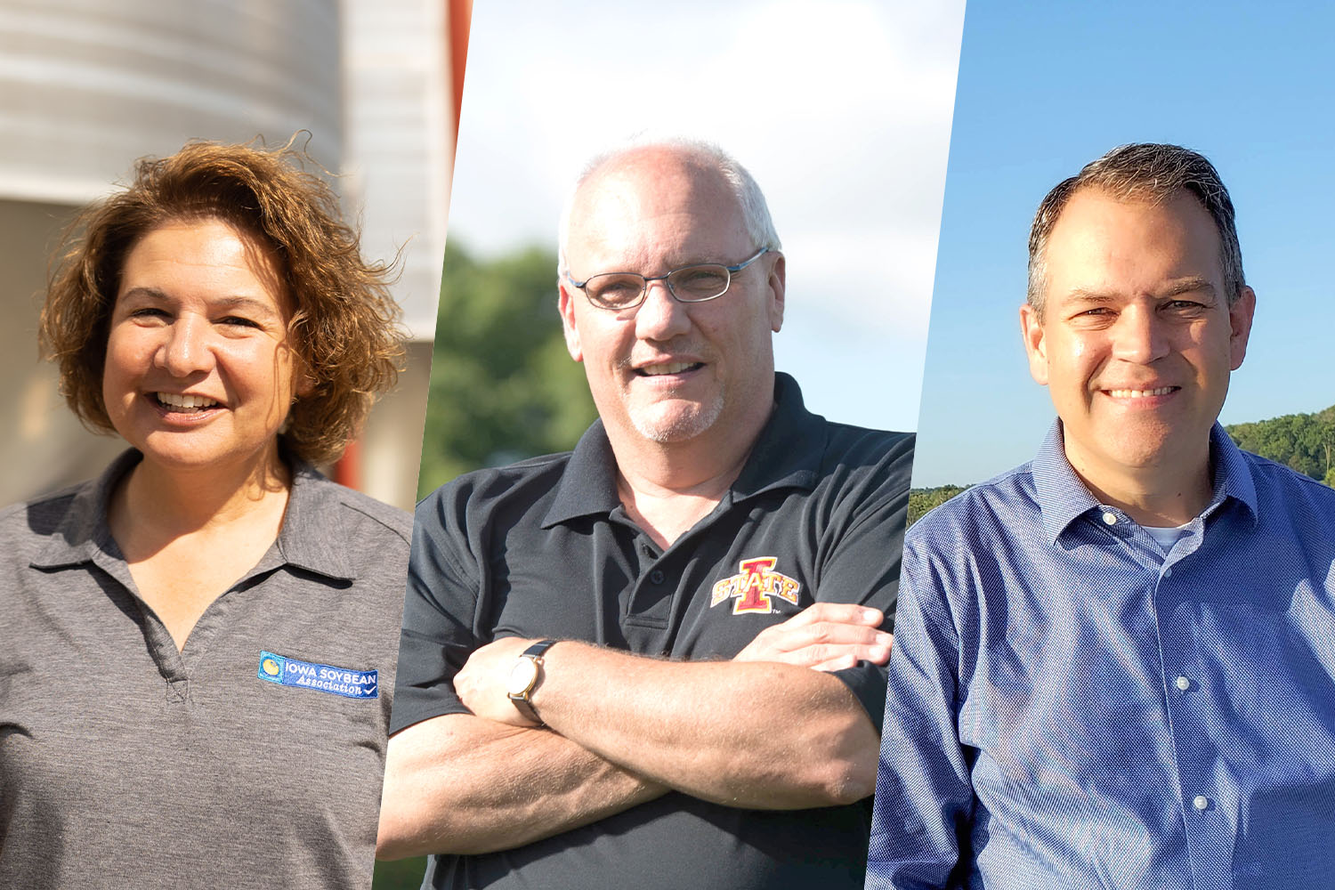 Collage of soybean industry experts