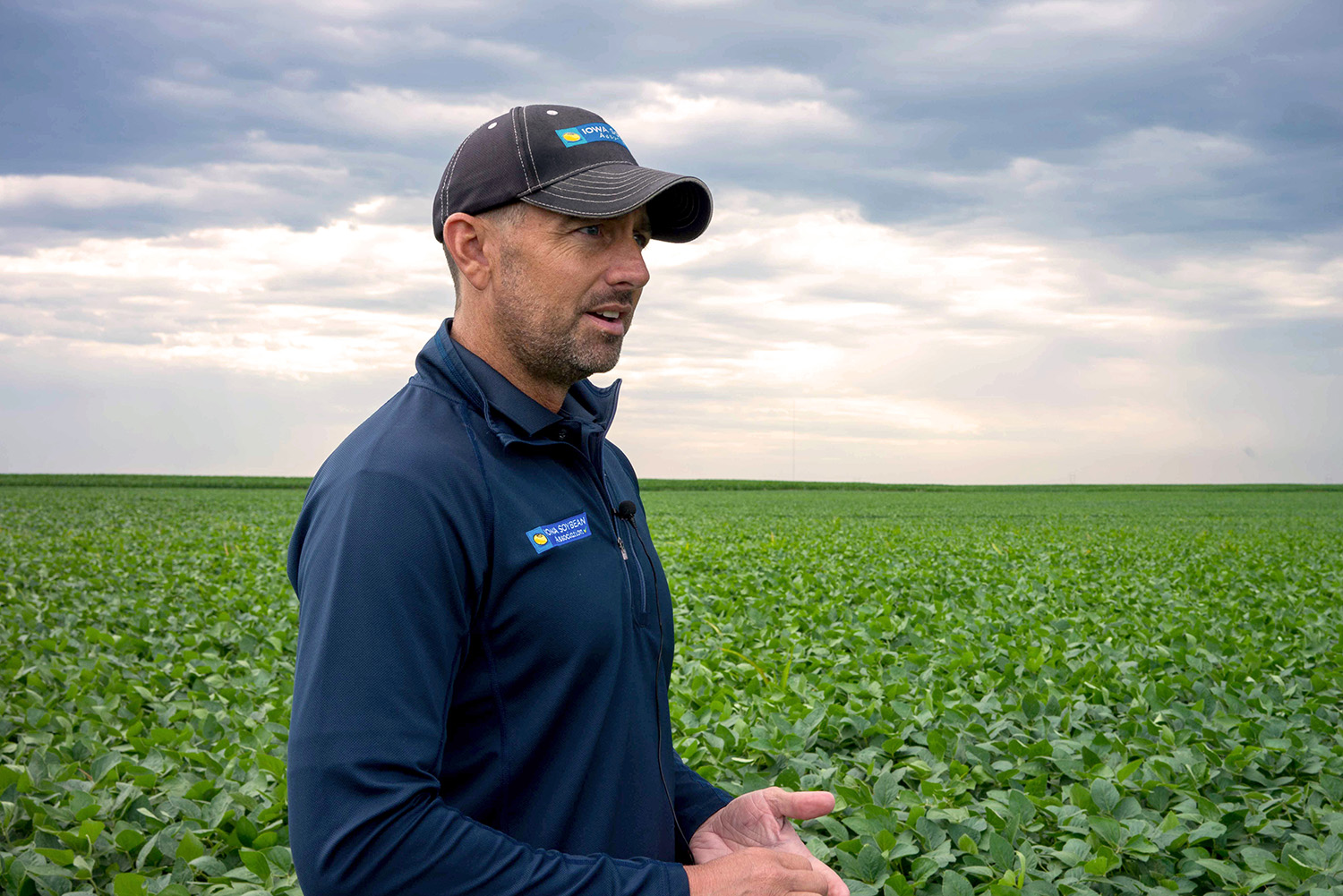 Drew Clemmensen says limiting tillage is one piece of i