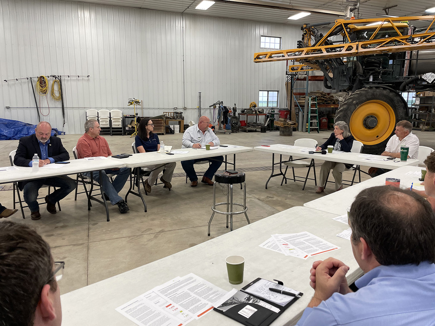 Iowa Soybean Association president, Robb Ewoldt voiced 