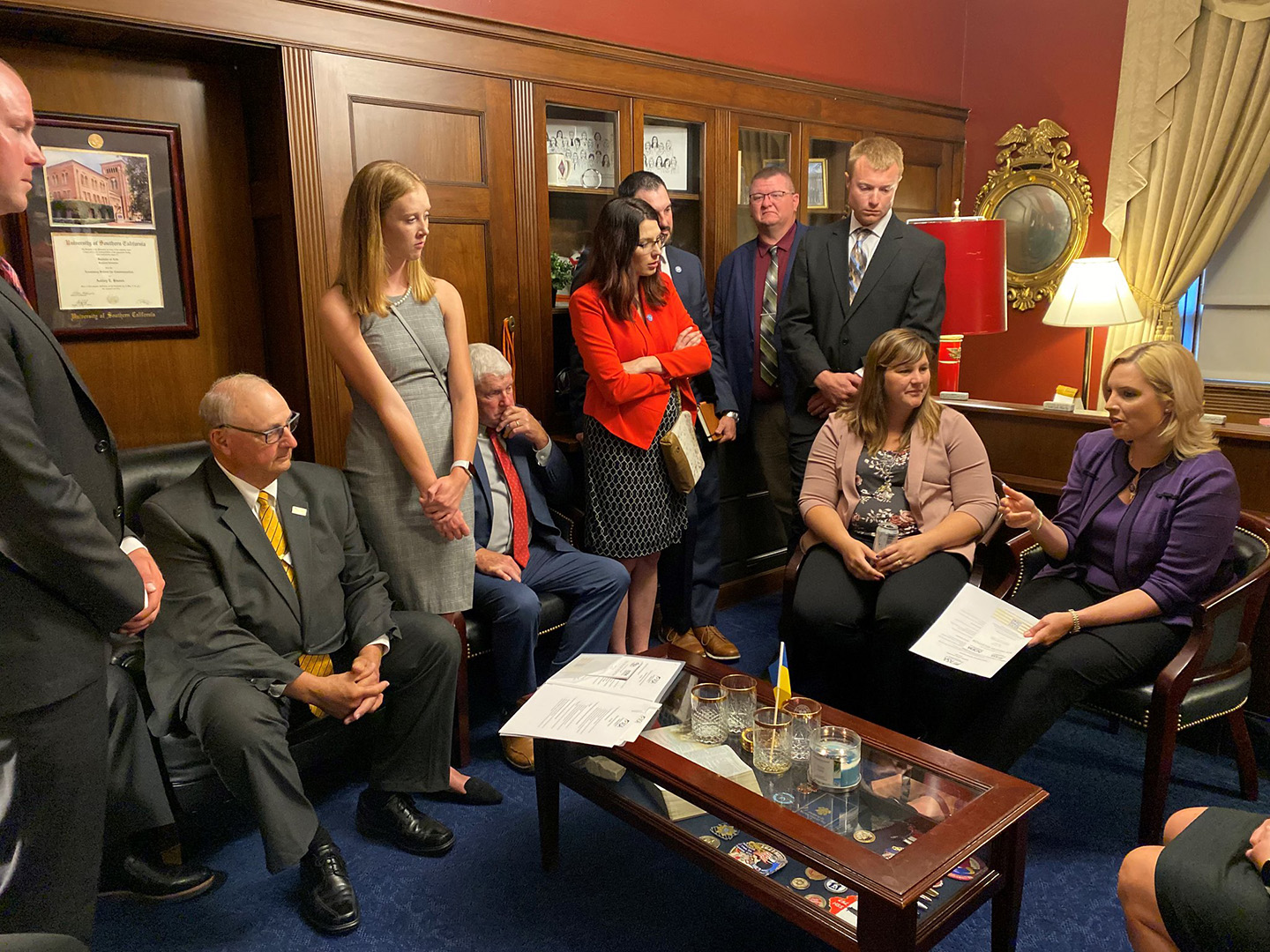 Soybean farmers in Washington D.C.