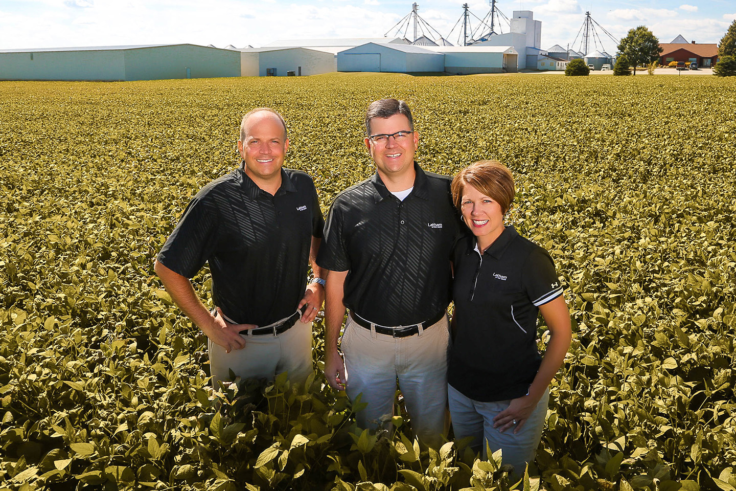 Chris, John and Shannon Latham.