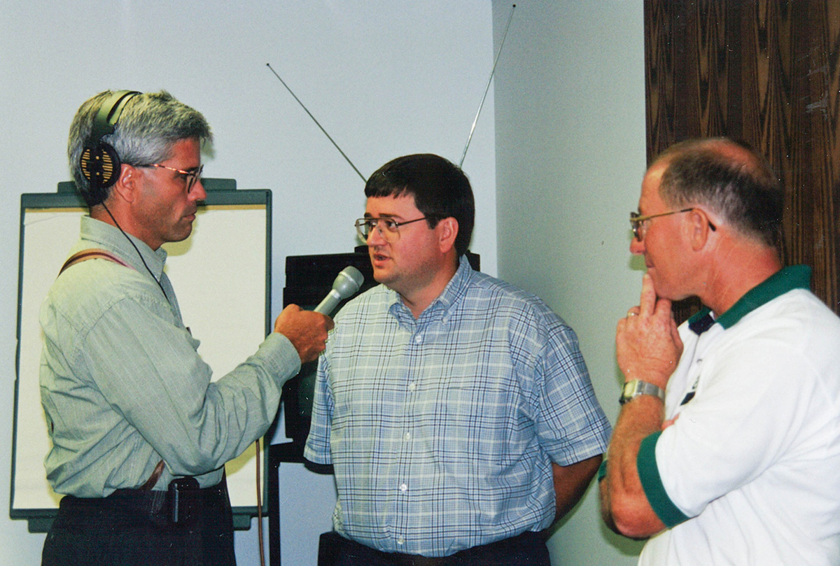 Kirk Leeds in an interview Iowa Soybean Association CEO