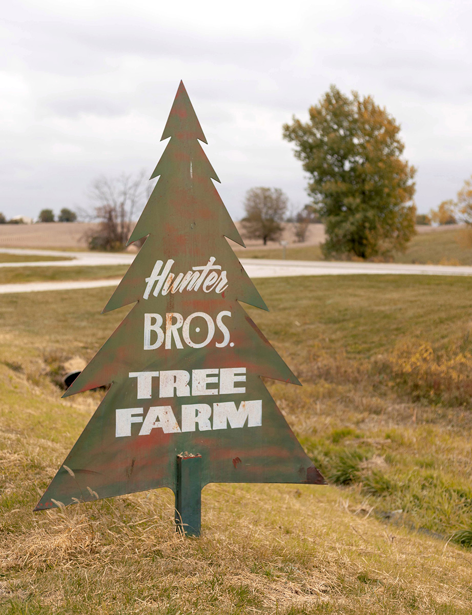 Sign in rural Iowa