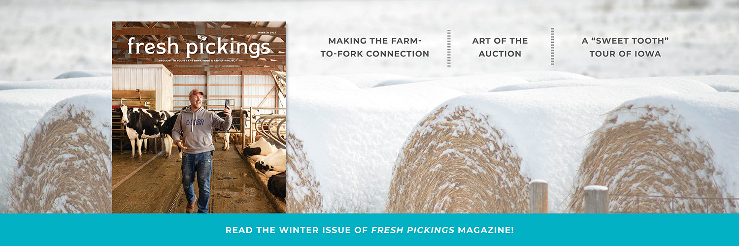 Magazine cover and preview of Fresh Pickings
