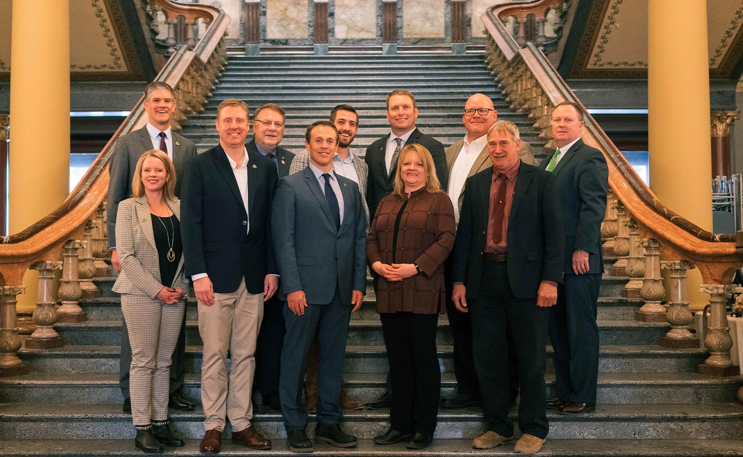 Meeting with legislators at Iowa Capitol