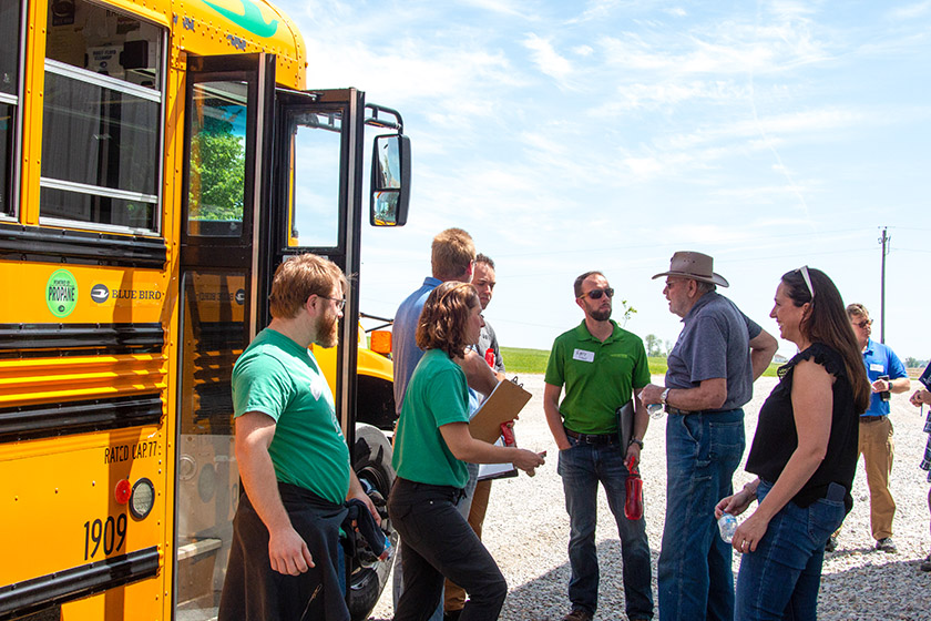 Water stakeholders meeting at field day