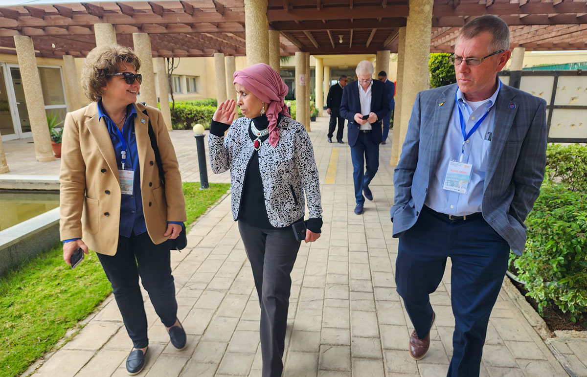 Randy Miller and Suzanne Shirbroun Two Iowa farmers on trade mission to Egypt