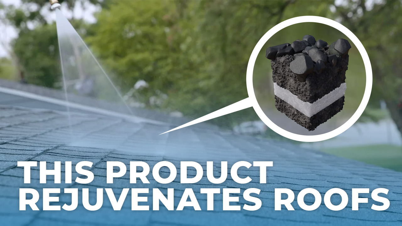 Rejuvenate a roof with this soy-based product