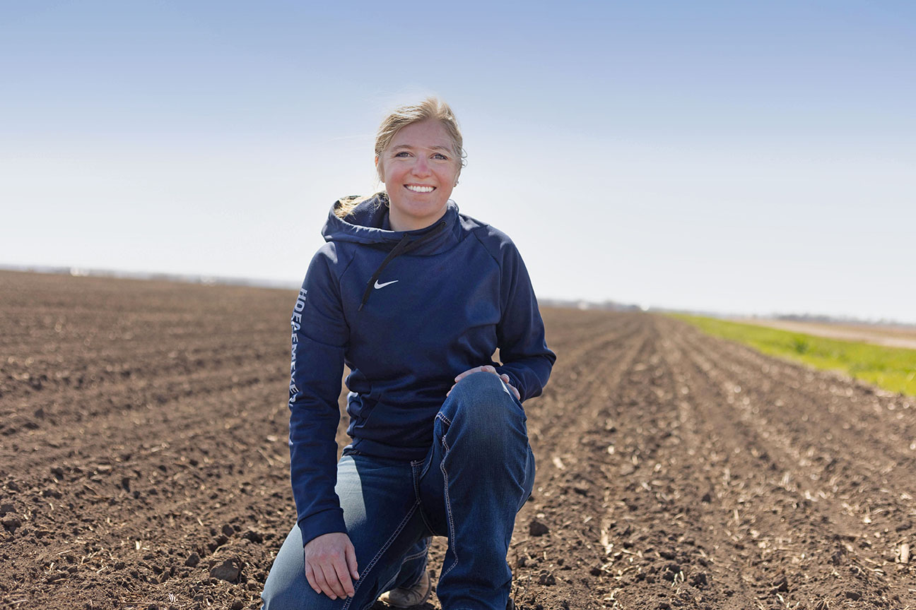 Soybean farmer from Onawa