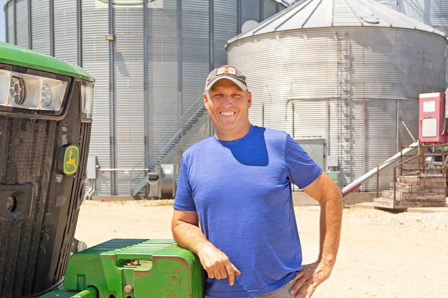 Soybean farmer from Masonville