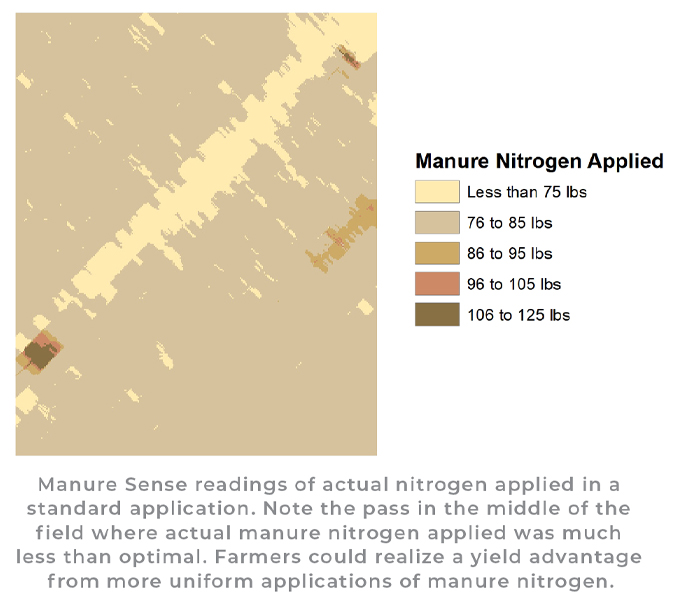 Manure application map