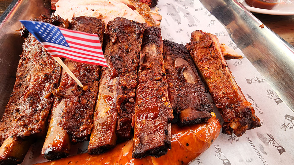 American ribs in Chile