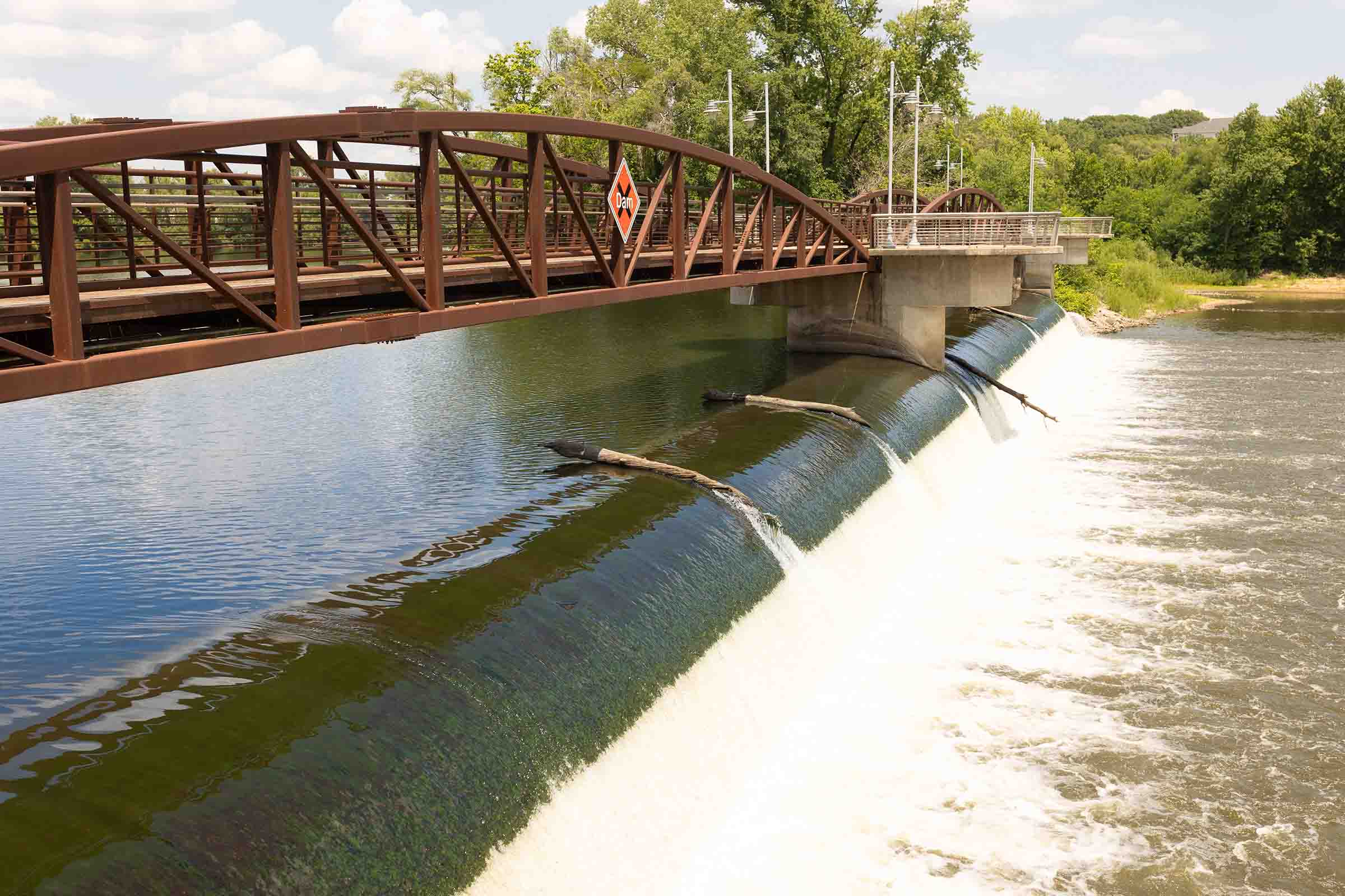 Dam in Coralville, Iowa