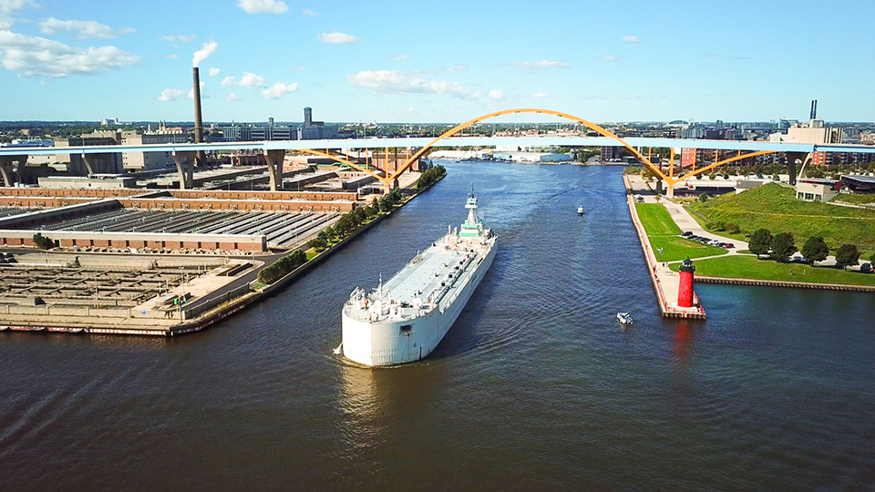 Hoan Bridge Near Milwaukee