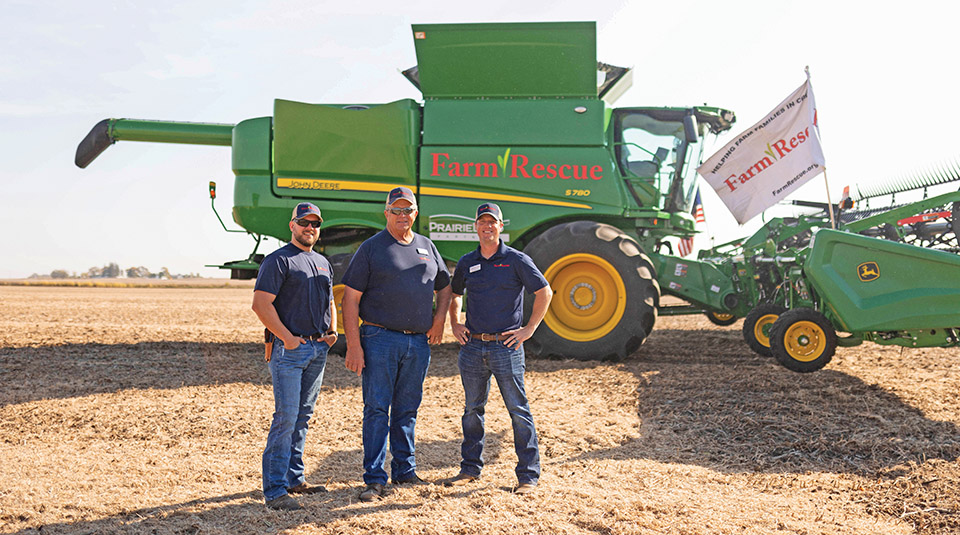 Farmers helping those in need