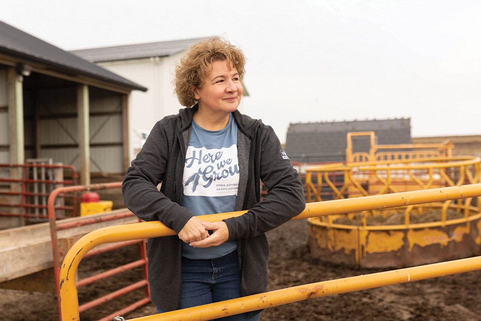 Farmer president of the Iowa Soybean Association