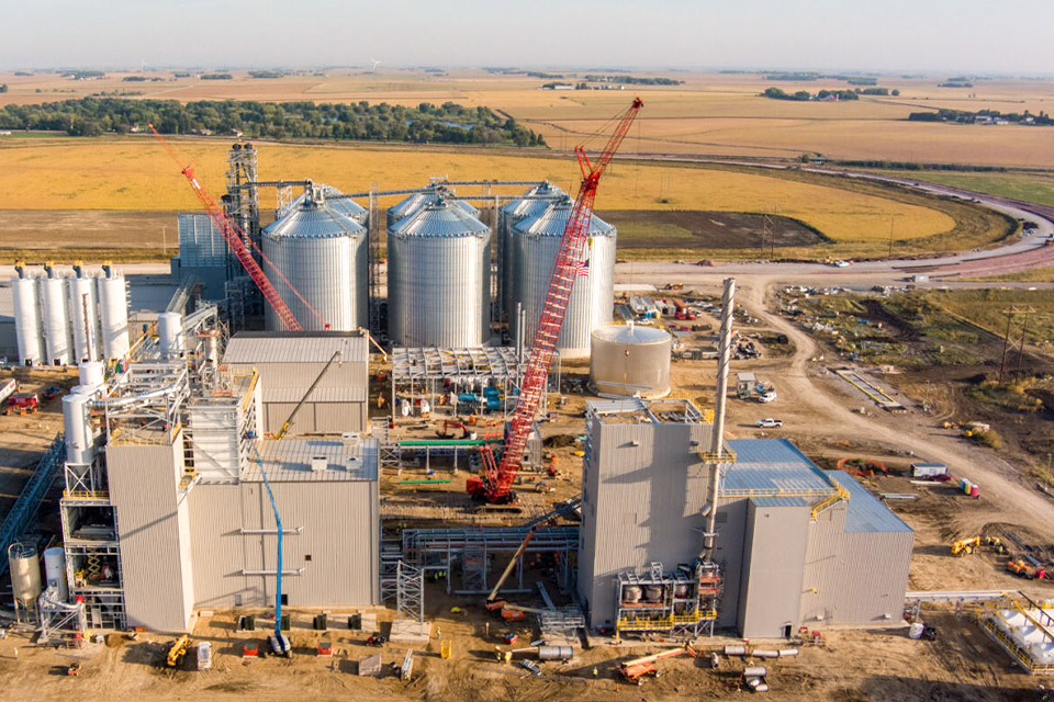 soybean crushing facility being built in Alta