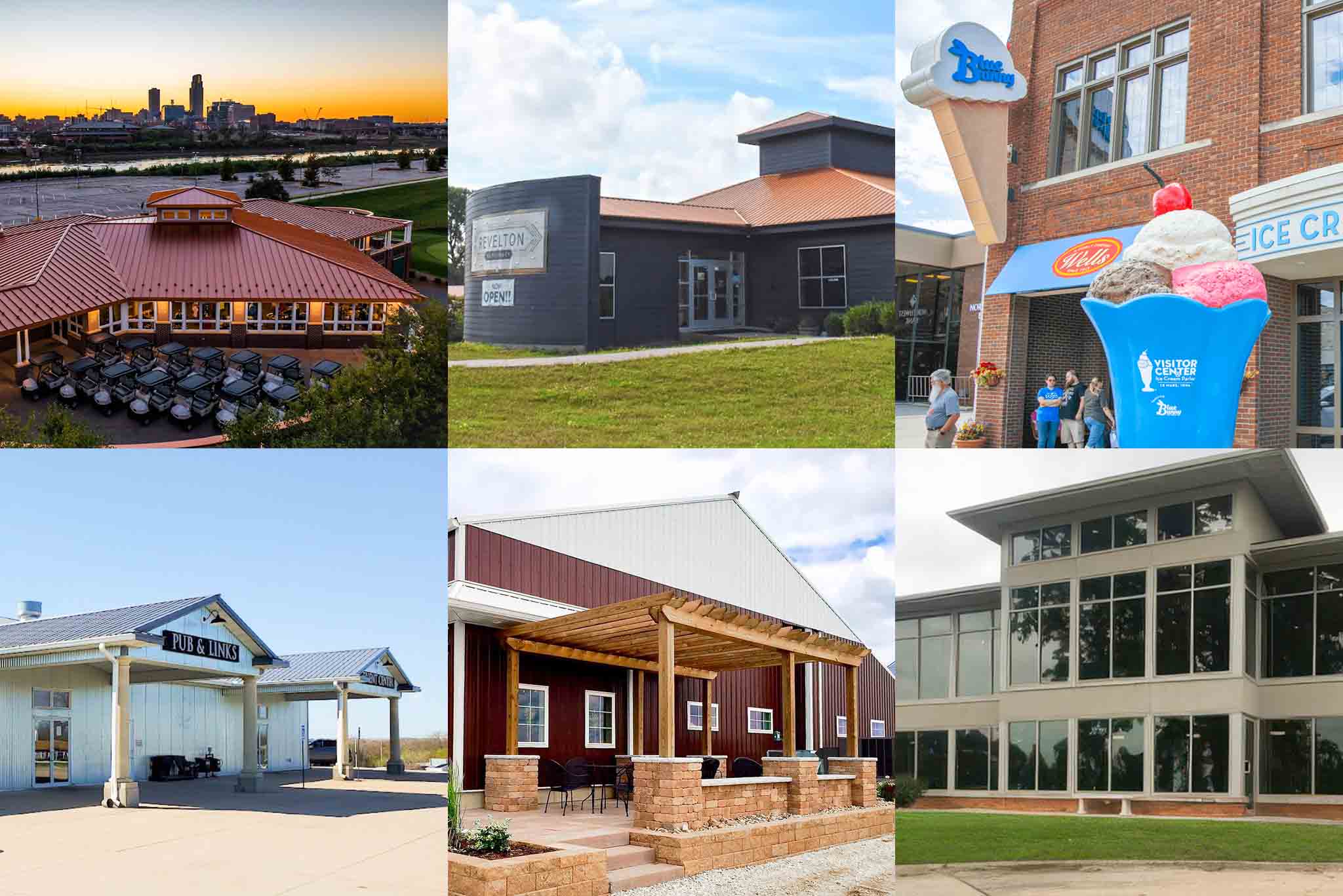 Six locations across Iowa