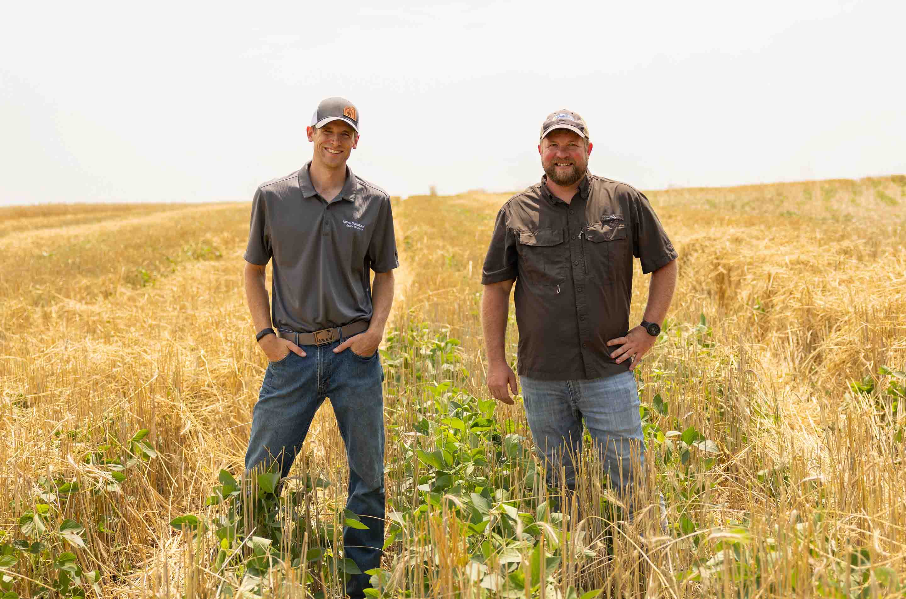 ISA agronomists in multi-cropped field