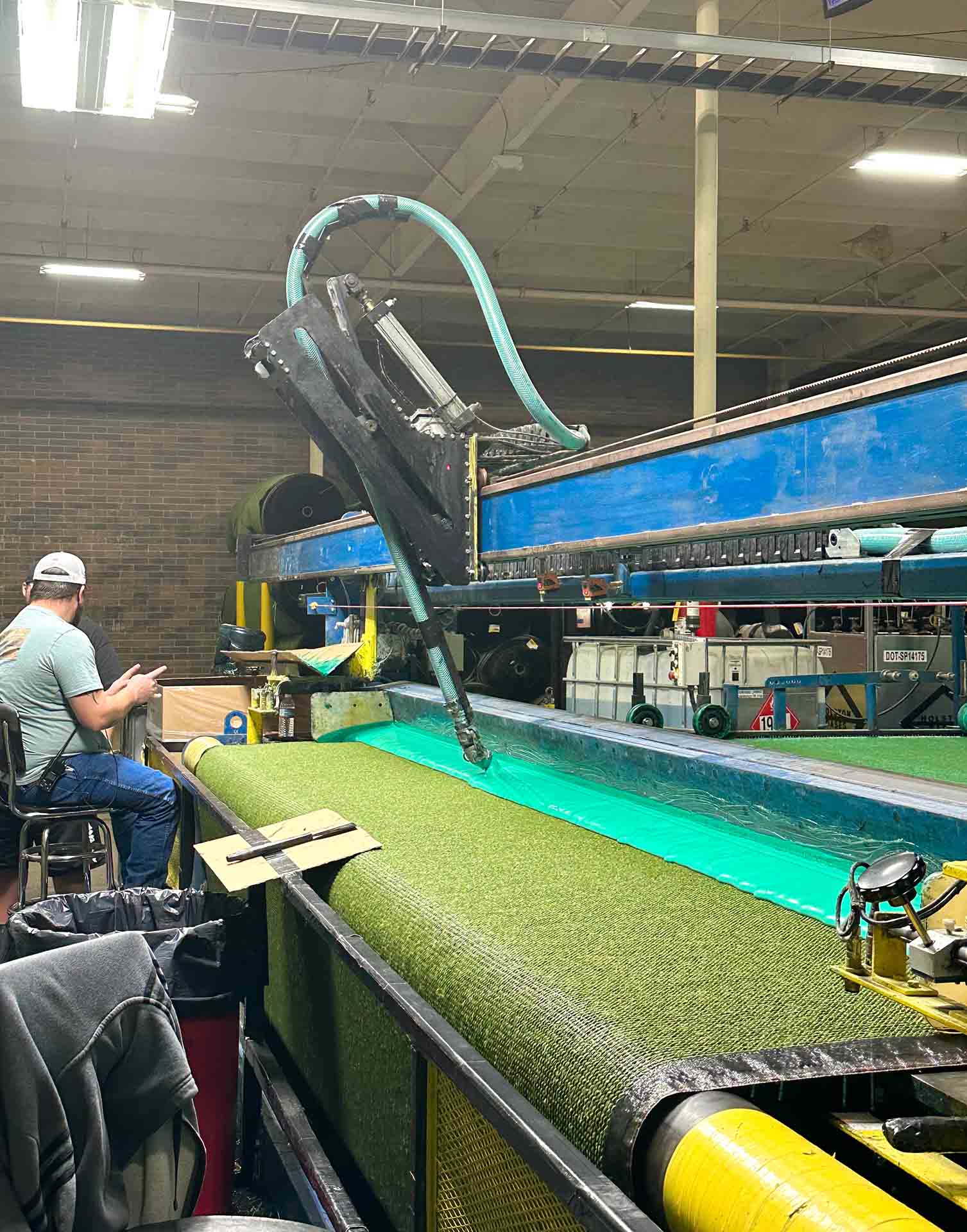 Soy-Based Turf Manufacturing process of turf
