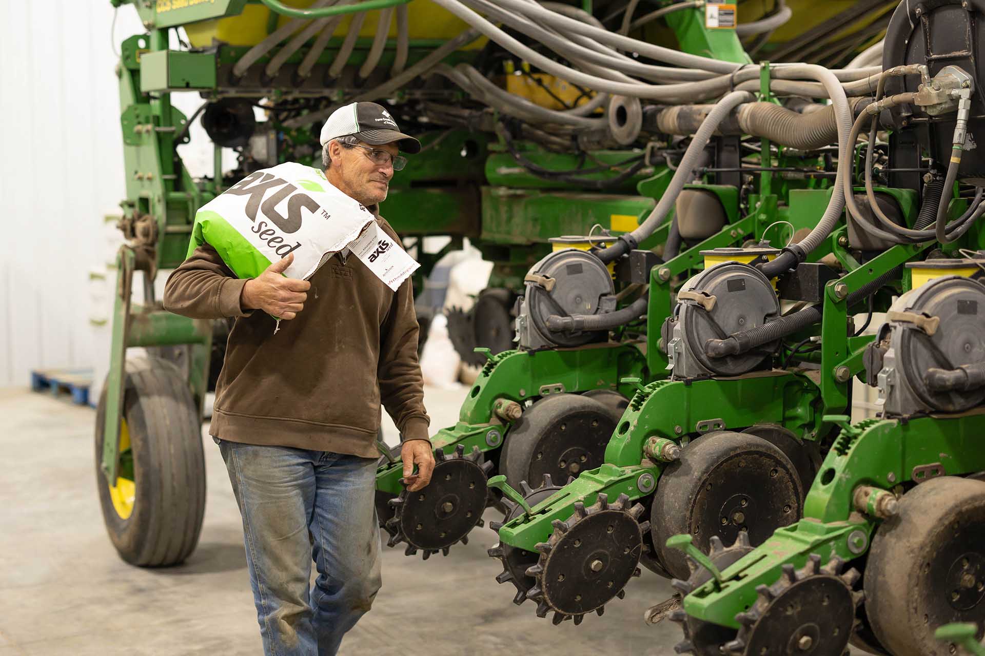 Lindsay Greiner during the 2024 planting season