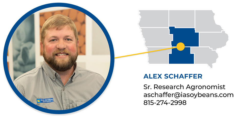 Alex Schaffer ISA Research Agronomist