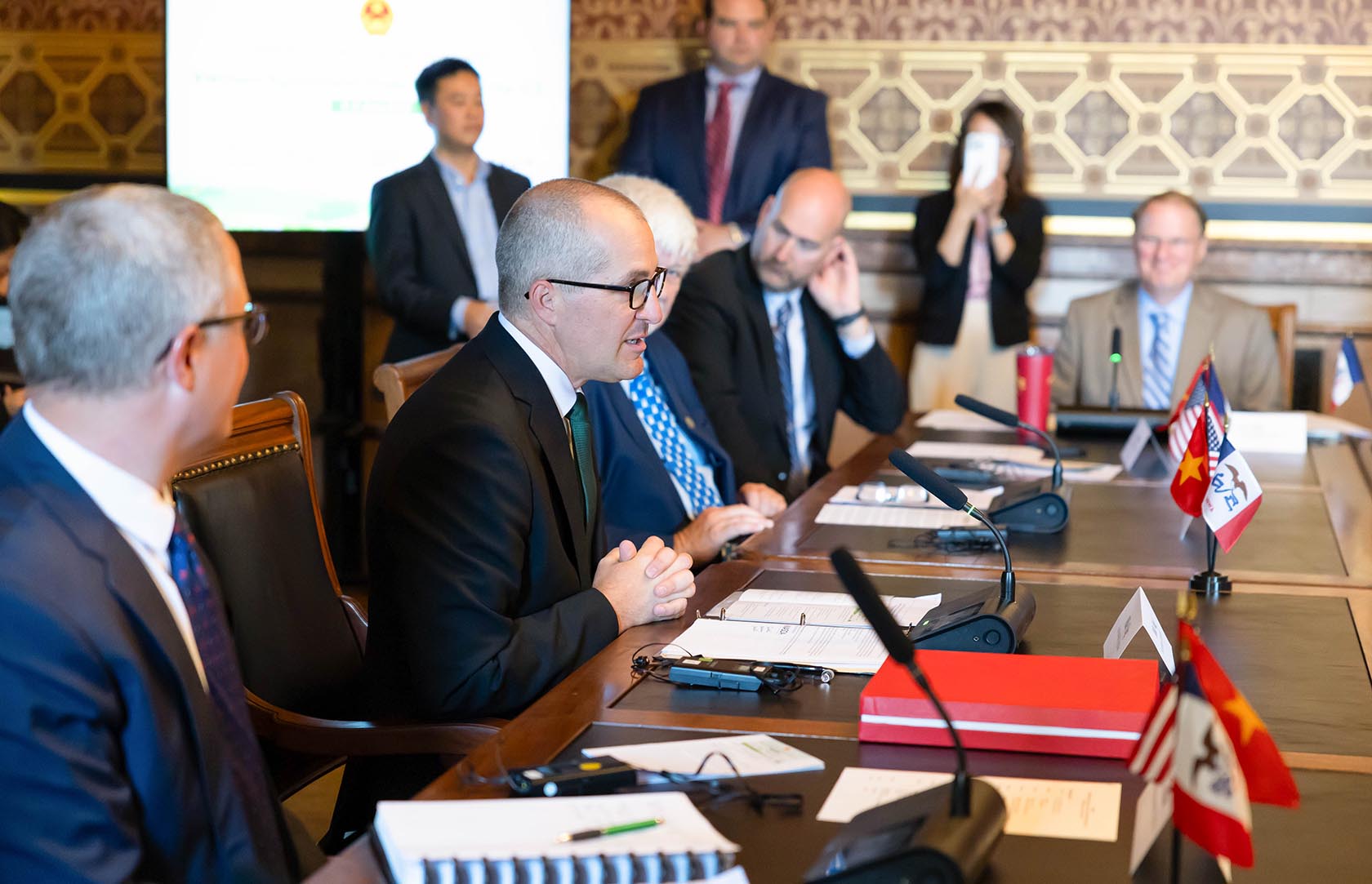 Iowa Ag Secretary Mike Naig Vietnam trade delegation meeting