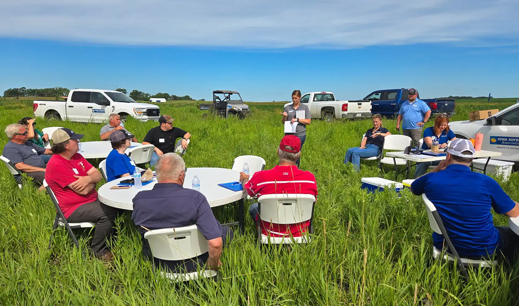 Farmers discuss conservation practices