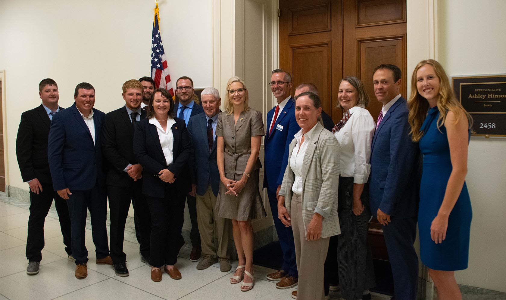 Iowa farmers meeting at the Capitol