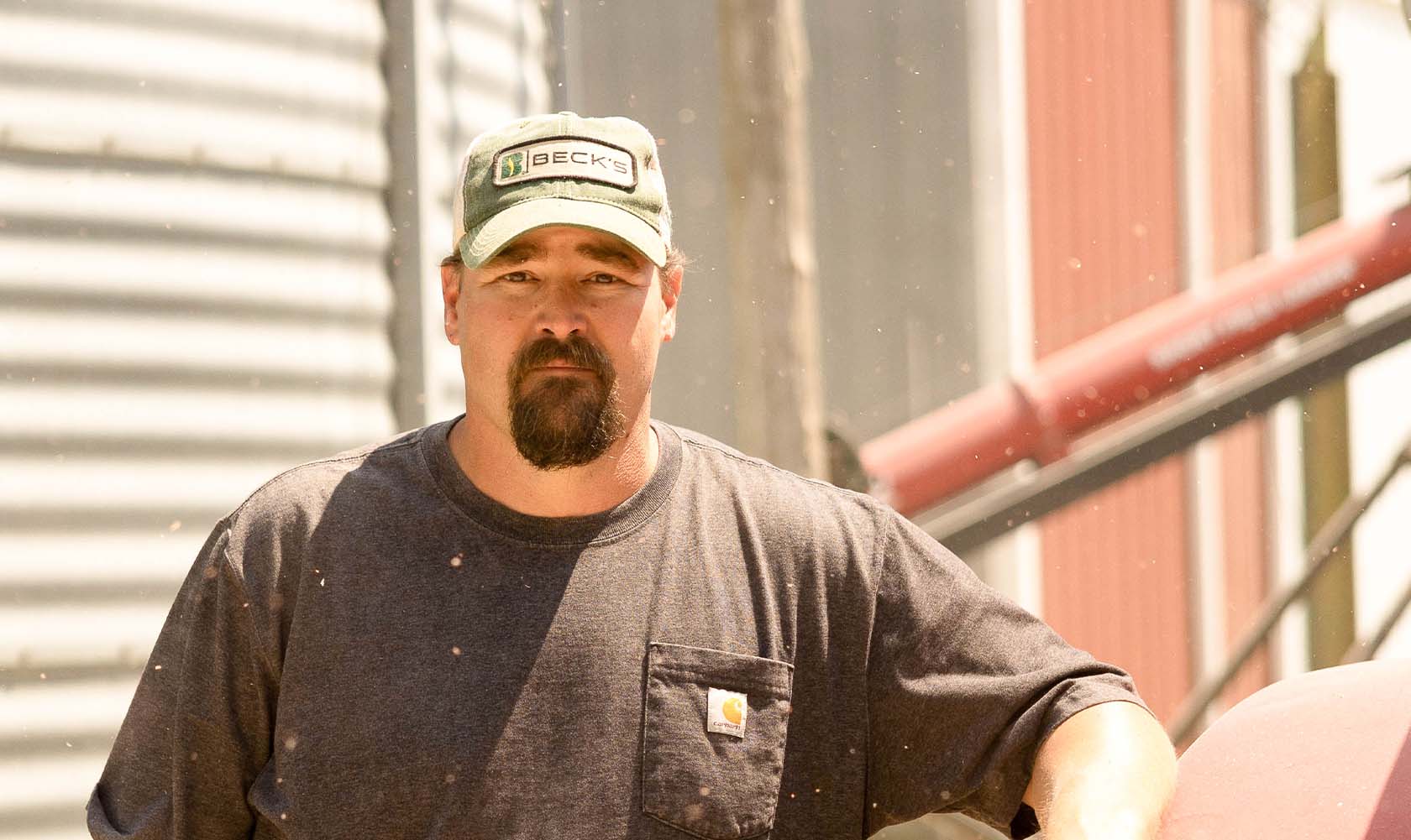 Dustin Sage Iowa soybean farmer
