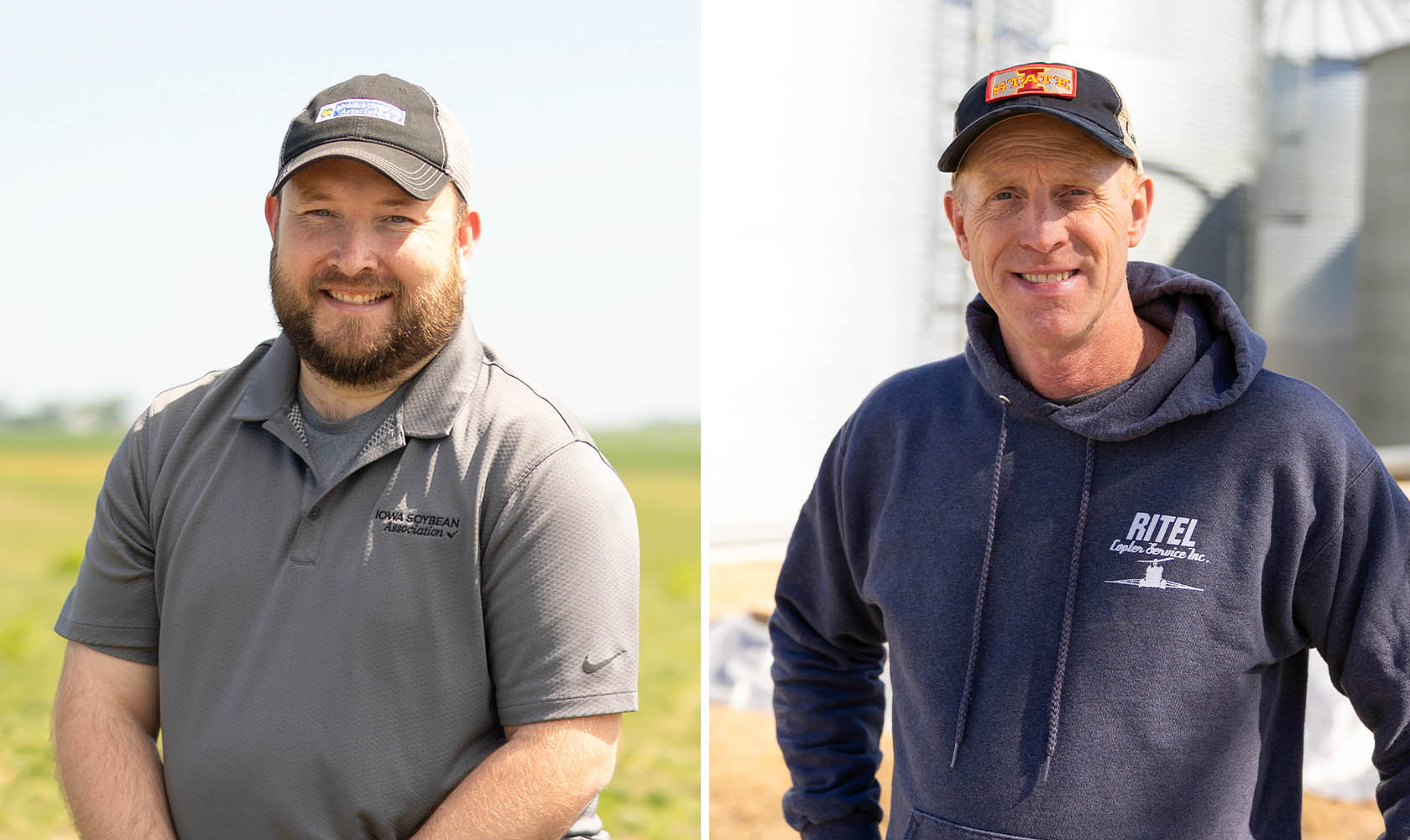 Shane Beck and Matt Wyatt ISA Agronomist and LG Seeds Salesman