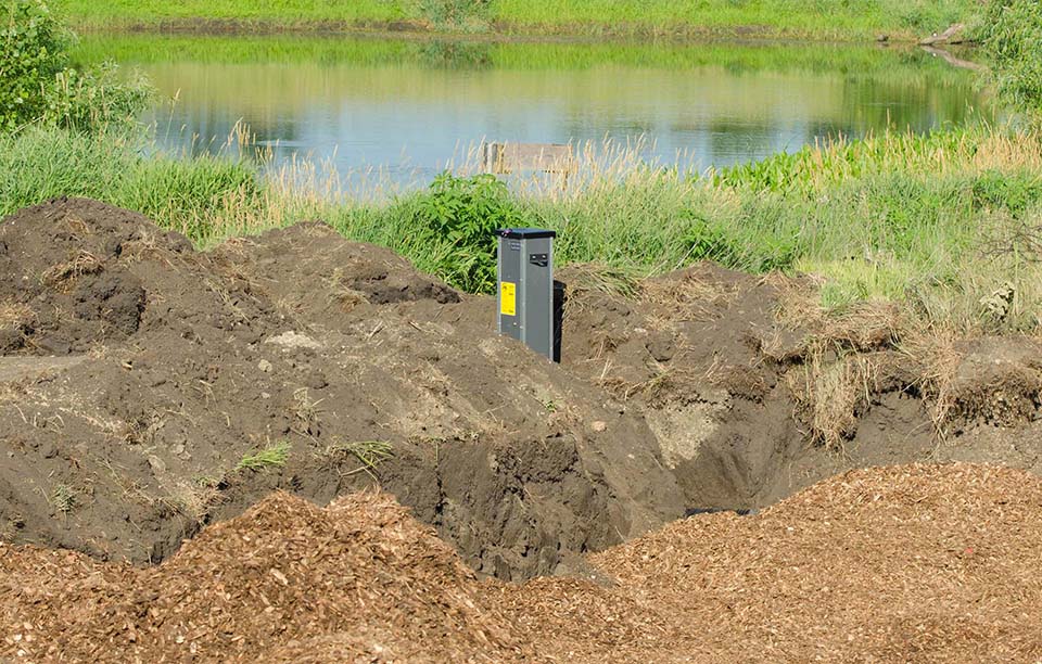 Bioreactor On-farm conservation practice