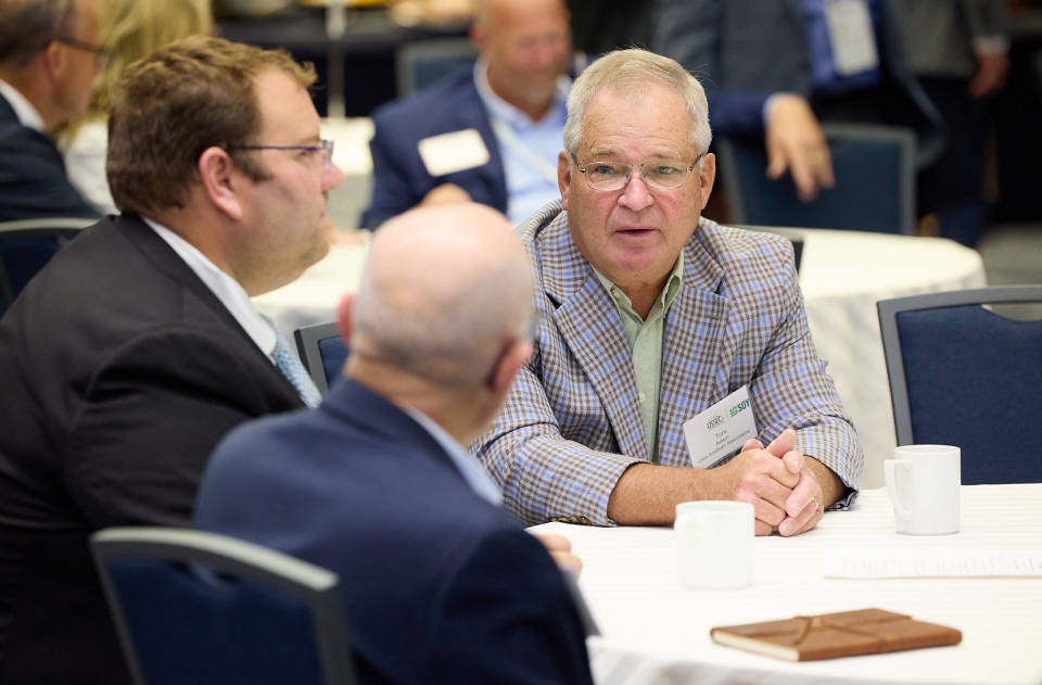 Farmer Talks with Soybean Buyers