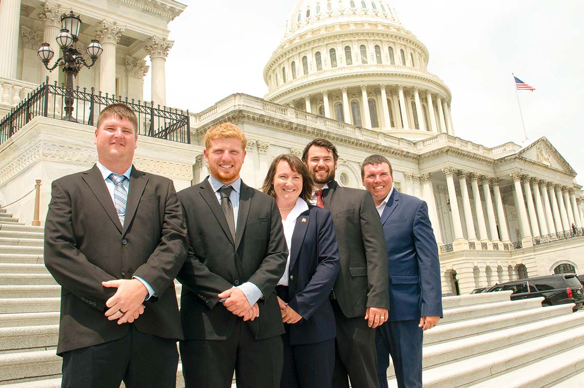 Iowa farmers at the U.S. Capitol in Washington, D.C.