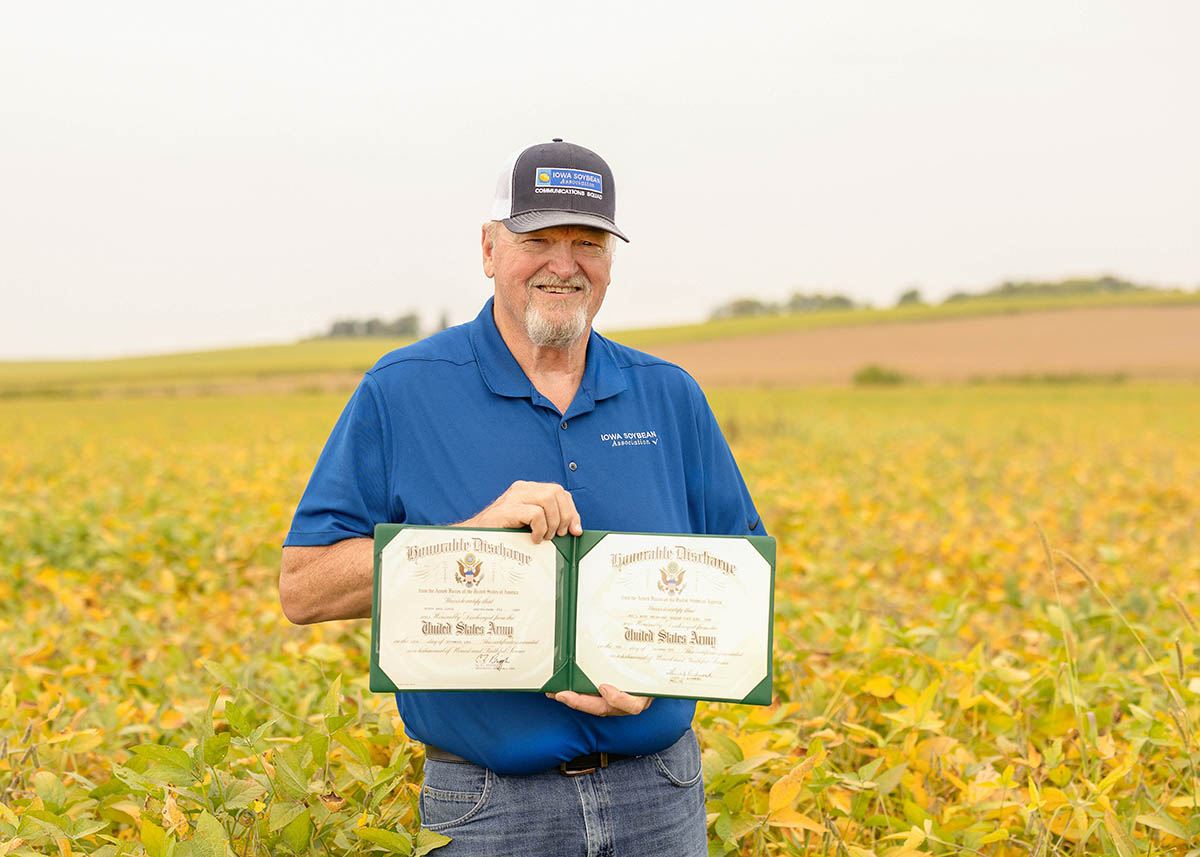 United States Veteran and Soybean Farmer Jack Boyer
