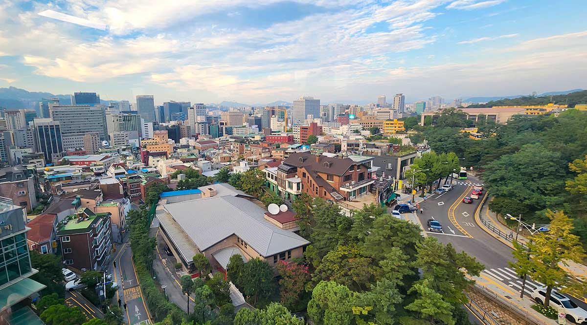 Korean City City streets in Korea