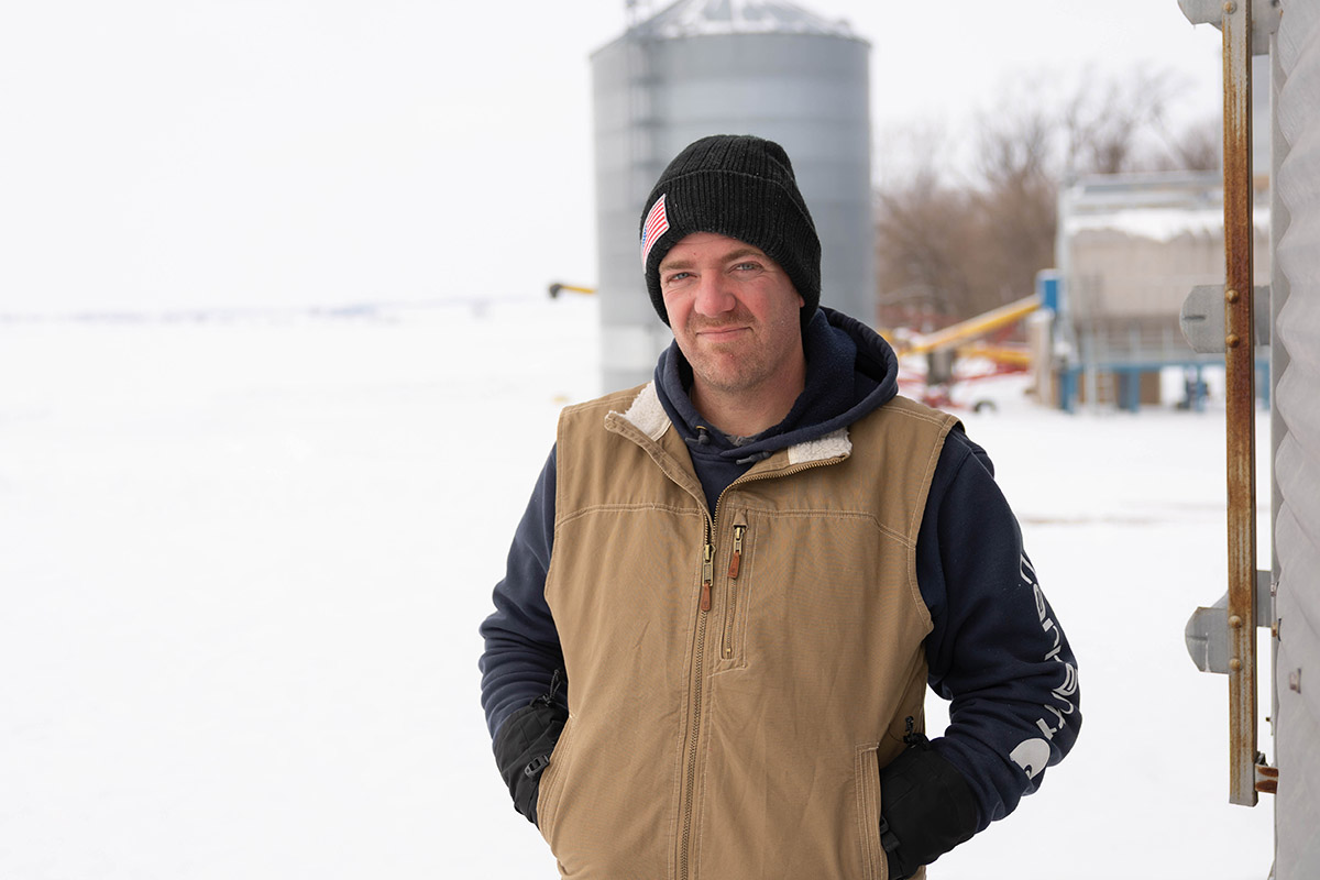 Arick Baker Farmer survives grain bin accident