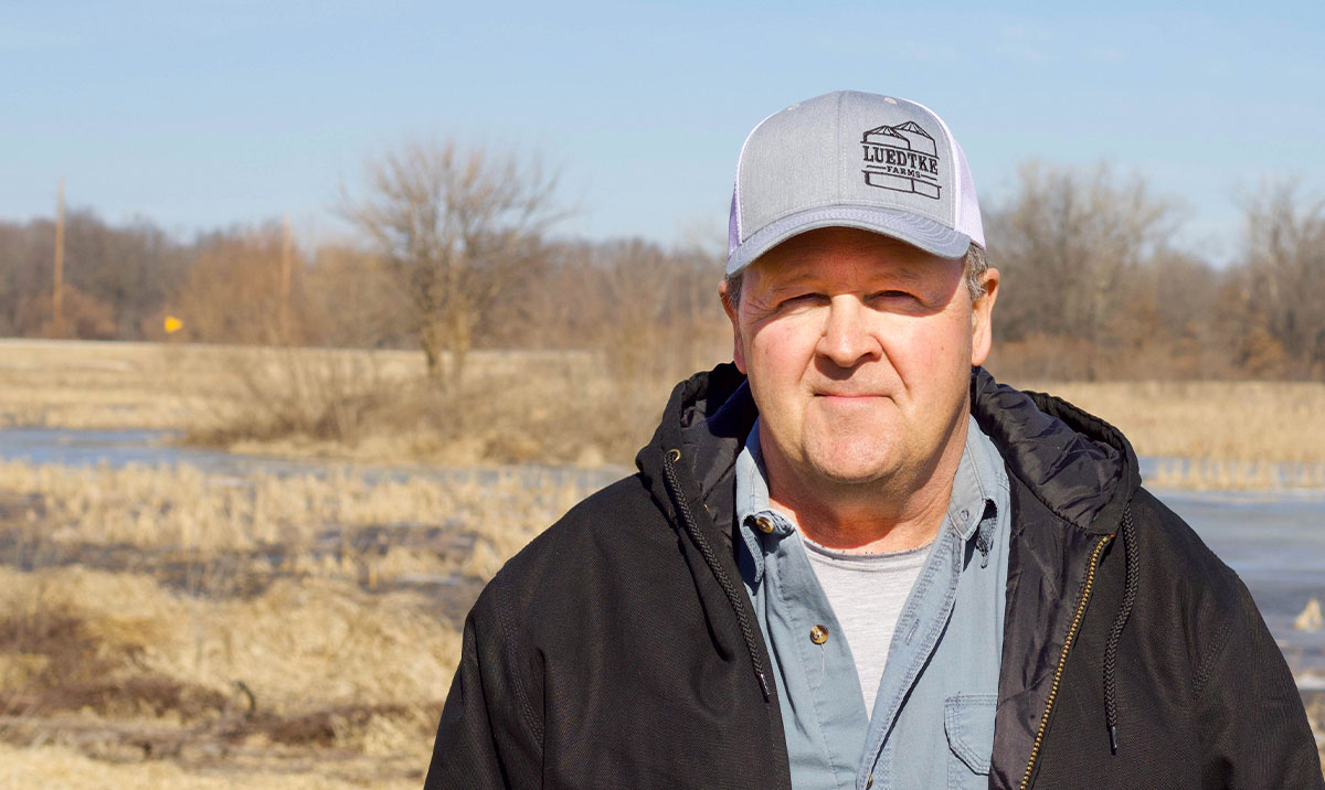 Farmer near Chariton