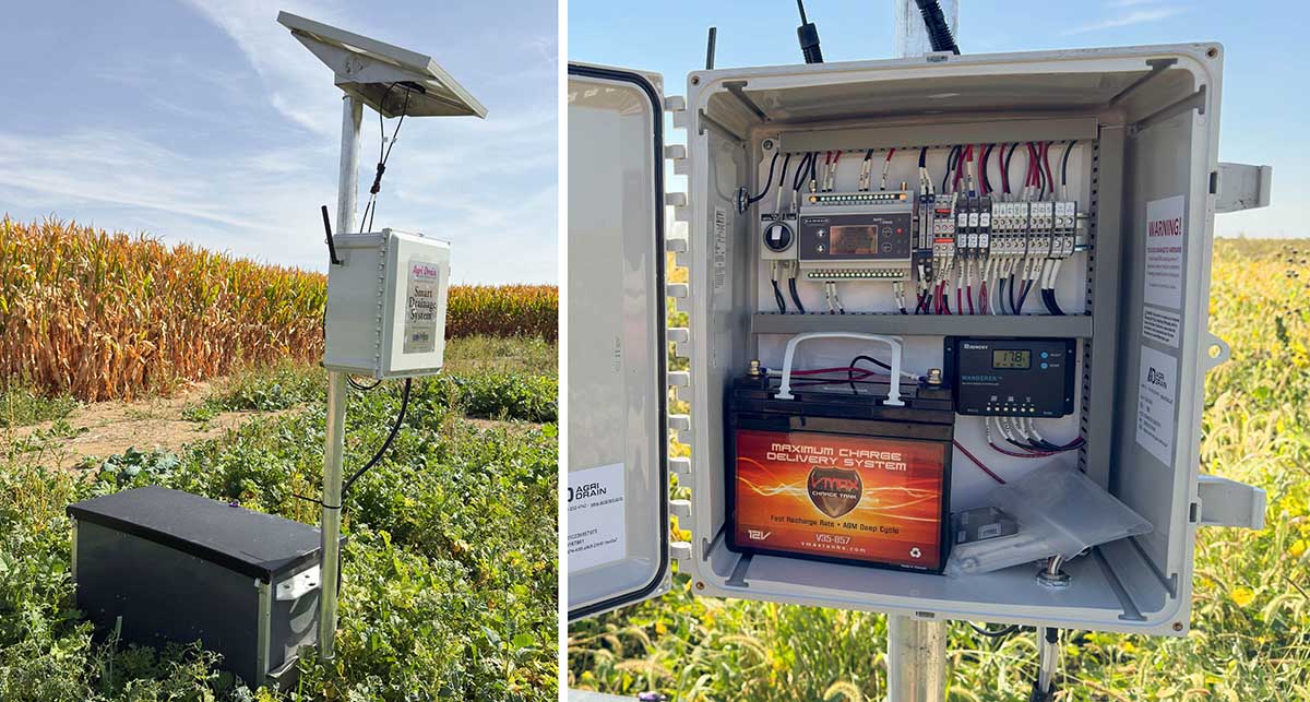 Water Control Structure These devices adjust water levels in tile systems