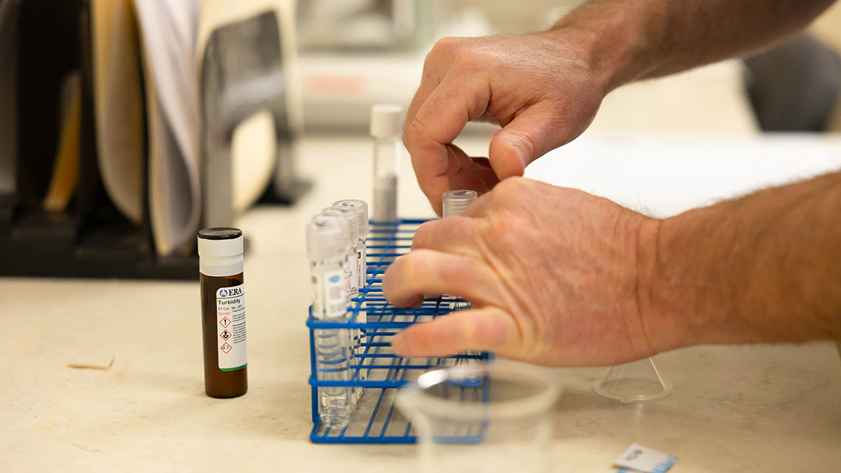 Knowing What's In Your Water Samples in water lab