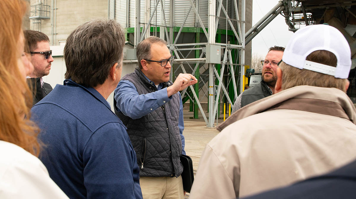 Soy Transportation Coalition Executive Director speakin