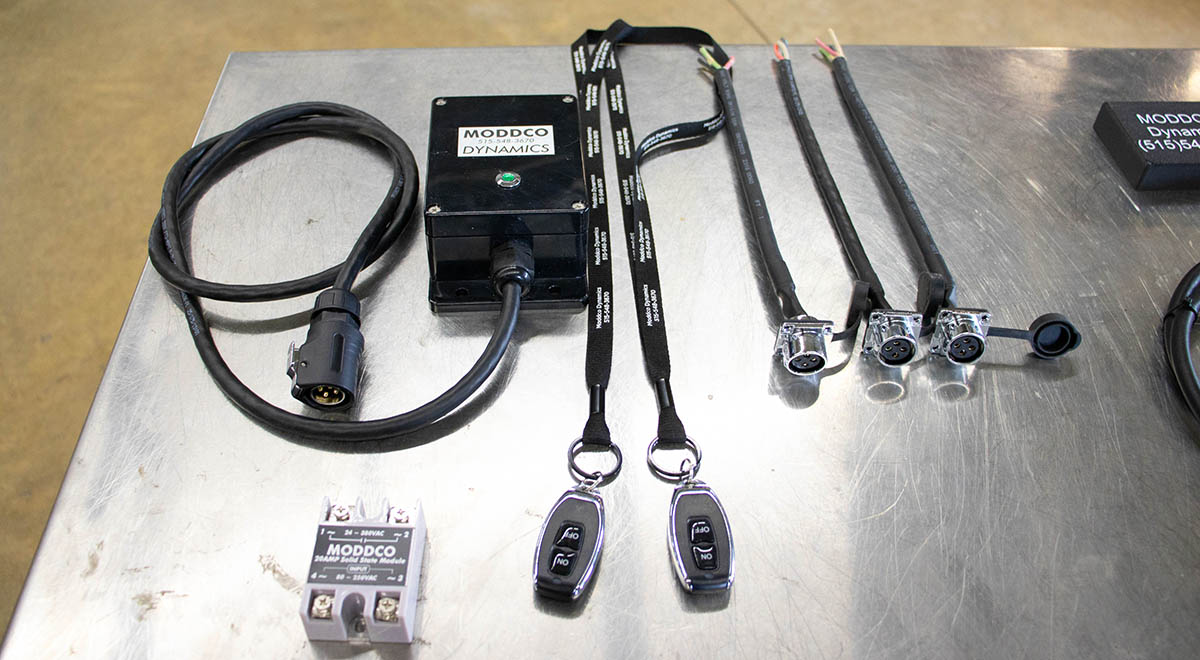 Landyard and switch to stop auger