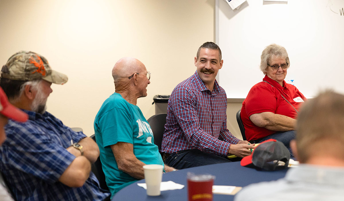 Farmers gathered to talk about hot issues at the Summer Soy Series
